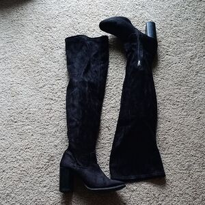 Revamped by Sirens Black Over-the-Knee Boots ❤️